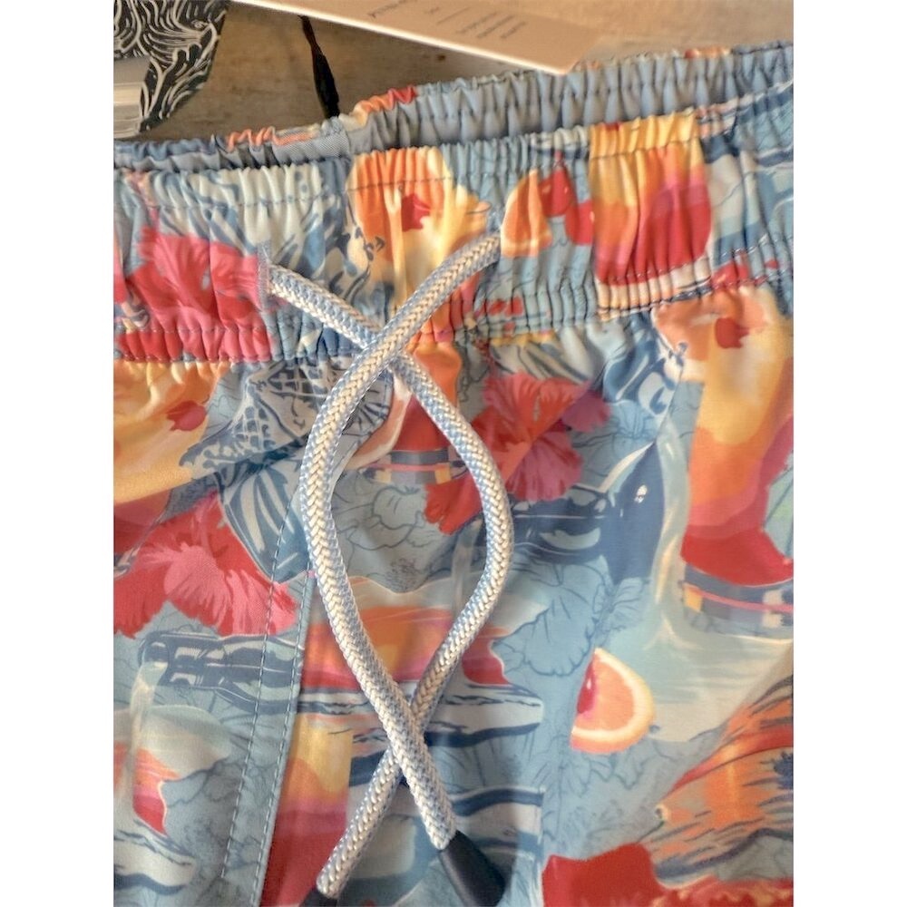Peter Millar Men's M Tropical Swim Shorts Tequila Sunrise trunks summer - Picture 3 of 7